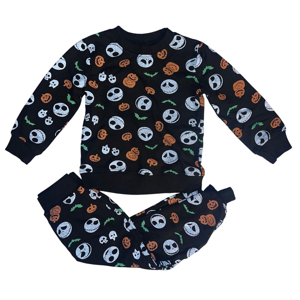 Nightmare Before Christmas Disney Jack Skellington PJ Set - Size: 4T